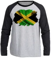 Camiseta manga longa Infantil ou Adulto Jamaica marley - Foto 3