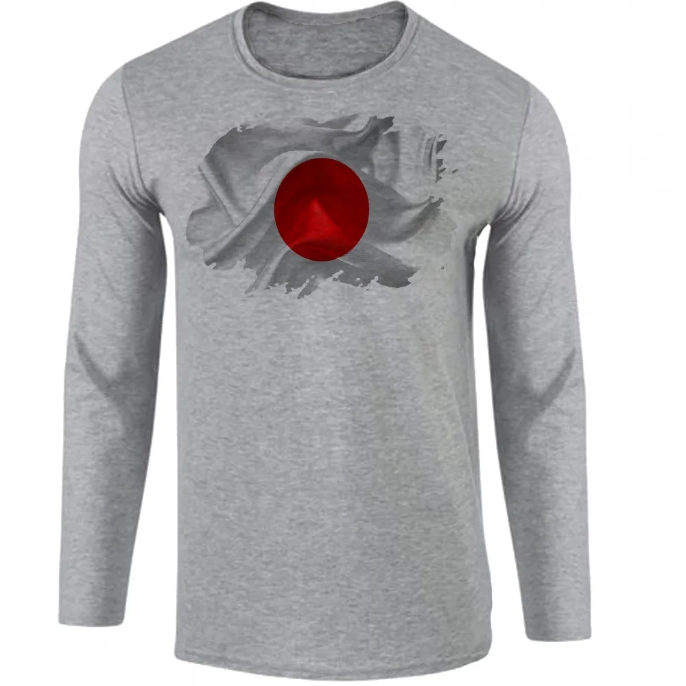 Camiseta manga longa Infantil ou Adulto Japão oriental Imagem