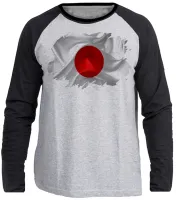 Camiseta manga longa Infantil ou Adulto Japão oriental - Foto 3