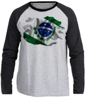 Camiseta manga longa Infantil ou Adulto Paraná Estado - Foto 3