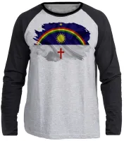 Camiseta manga longa Infantil ou Adulto Pernambuco Estado - Foto 3