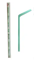 Canudo Biodegradável Flexível 21X6mm PlastSul 6X500un - Foto 2