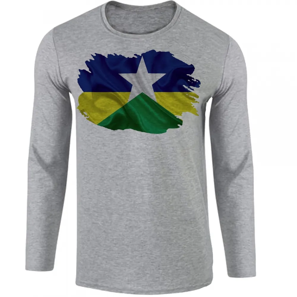 Camiseta manga longa Infantil ou Adulto Rondônia Estado