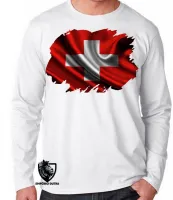 Camiseta manga longa Infantil ou Adulto Suíça europa pais - Foto 2