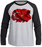 Camiseta manga longa Infantil ou Adulto Turquia oriente medio - Foto 3