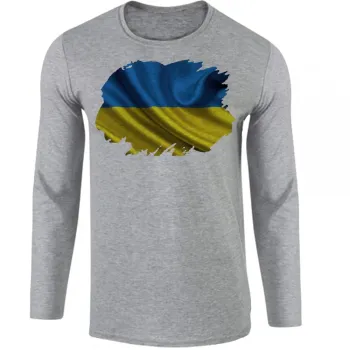 Camiseta manga longa Infantil ou Adulto Ucrânia europa