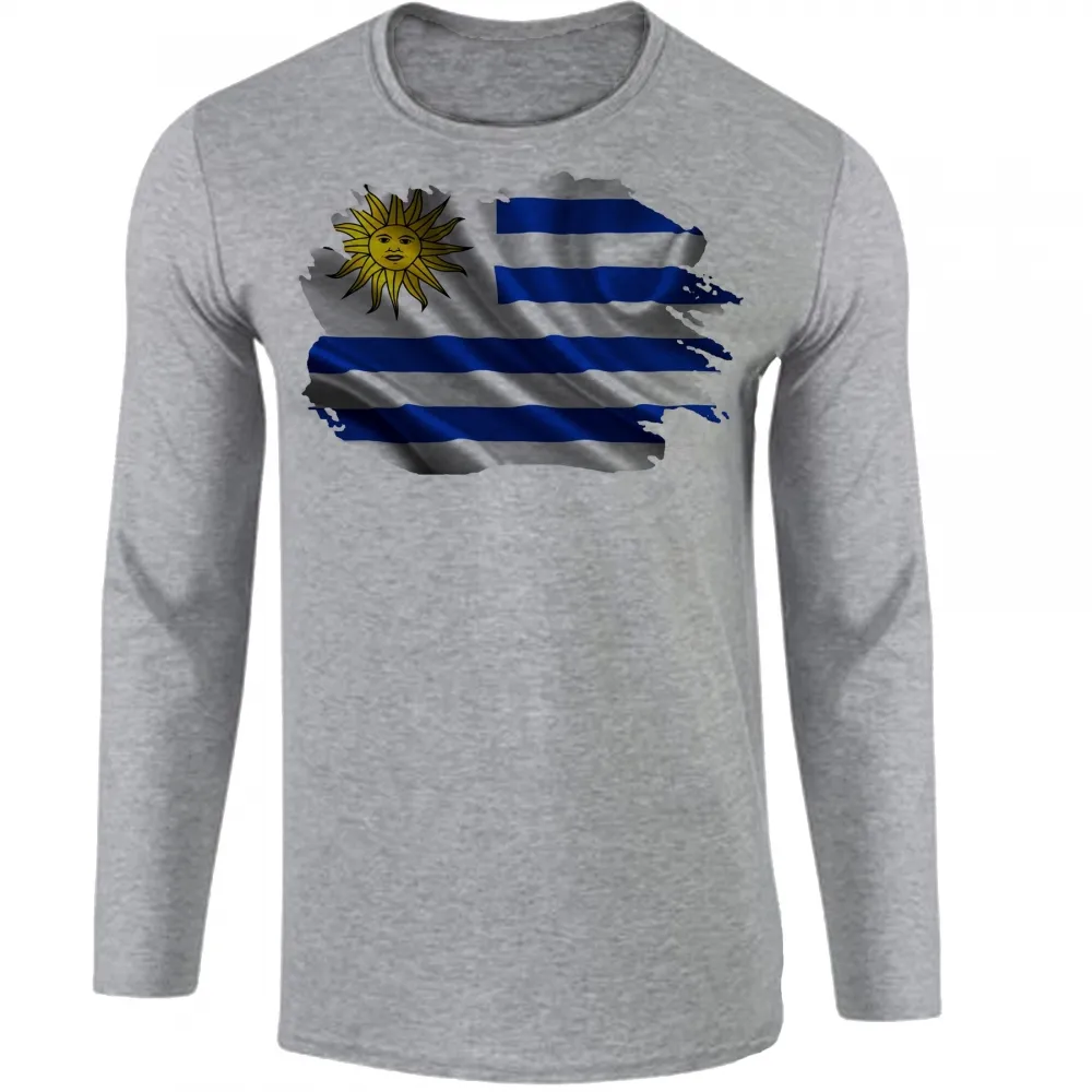 Camiseta manga longa Infantil ou Adulto Uruguai america
