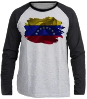 Camiseta manga longa Infantil ou Adulto Venezuela - Foto 3