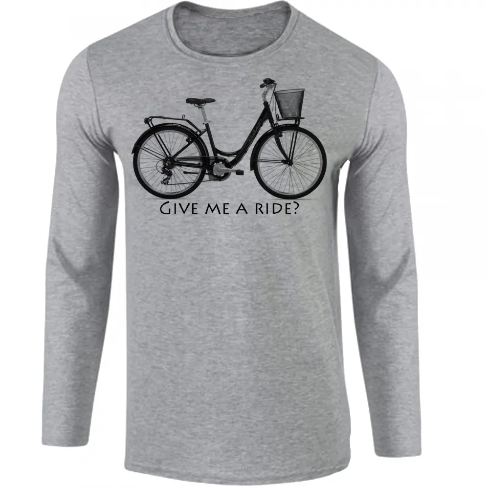 Camiseta manga longa Infantil ou Adulto Bike bicicleta ciclista Imagem