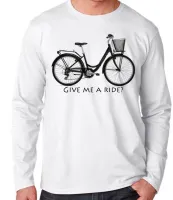 Camiseta manga longa Infantil ou Adulto Bike bicicleta ciclista - Foto 2