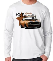 Camiseta manga longa Infantil ou Adulto Camaro chevrolet GM v8 muscle car - Foto 2