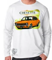 Camiseta manga longa Infantil ou Adulto Chevette Brasil carro antigo - Foto 2
