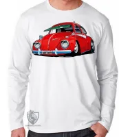 Camiseta manga longa Infantil ou Adulto Fusca volkswagen - Foto 3