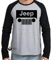 Camiseta manga longa Infantil ou Adulto Jeep carro off road - Foto 2