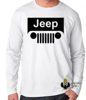Camiseta manga longa Infantil ou Adulto Jeep carro off road - Foto 3
