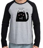 Camiseta manga longa Infantil ou Adulto Every day is a good gato cat - Foto 2