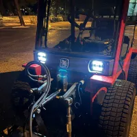 Farol de Embutir Milha LED 40W Spot - Angel Eyes + Seta + Fusível + Tictac - Par - Foto 2