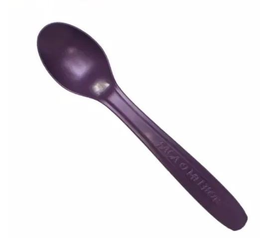 Colher Sobremesa Açaí Longa Reforçada Roxa WCS C/500