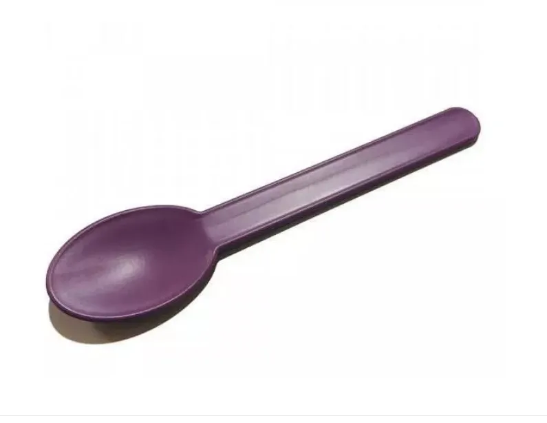 Colher Sobremesa Açaí Curta Reforçada Roxa WCS C/500