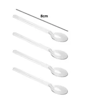 Mini Colher Cristal 8cm GoldenPlast 20X200un - Foto 2