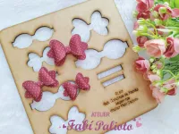 G1.612  Gabarito de Moldes  em MDF  Corujices da Mamãe - Laçarote - Foto 2