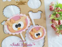 G1.607  Gabarito de Moldes  em MDF  Corujices da Mamãe - Marca Páginas - Foto 3