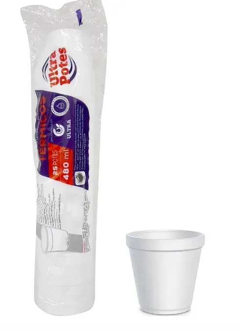 Pote Térmico de Isopor 480ML Ultra C/500