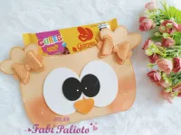 G1.611  Gabarito de Moldes  em MDF  Corujices da Mamãe - Porta Barra de Chocolate - Foto 3
