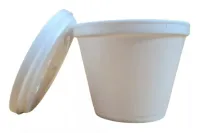 Tampa de Isopor Para Pote Térmico 240/360/480ML UltraCopo C/500 - Foto 2