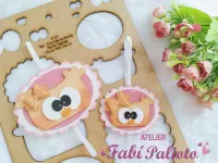 KIT21  Gabarito de Moldes  em MDF  Coleção Corujices da Mamãe  - Foto 3