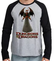 Camiseta manga longa Infantil ou Adulto Vingador vilão Caverna do Dragão - Foto 2