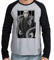 Camiseta manga longa Infantil ou Adulto Voldemort vilão harry potter bruxo - Foto 2