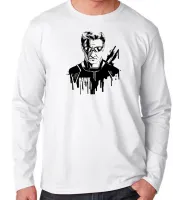 Camiseta manga longa Infantil ou Adulto Gavião Arqueiro Vingadores avengers - Foto 3