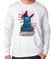 Camiseta manga longa Infantil ou Adulto Guardiões da Galáxia Yondu anjo - Foto 3