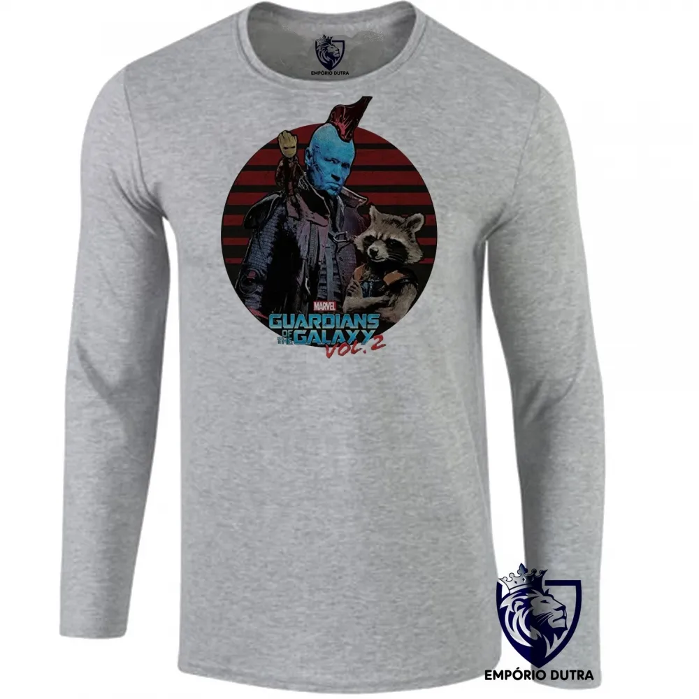 Camiseta manga longa Infantil ou Adulto Guardiões da Galáxia yondu vol 2 Imagem