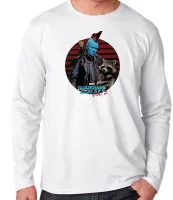 Camiseta manga longa Infantil ou Adulto Guardiões da Galáxia yondu vol 2 - Foto 3