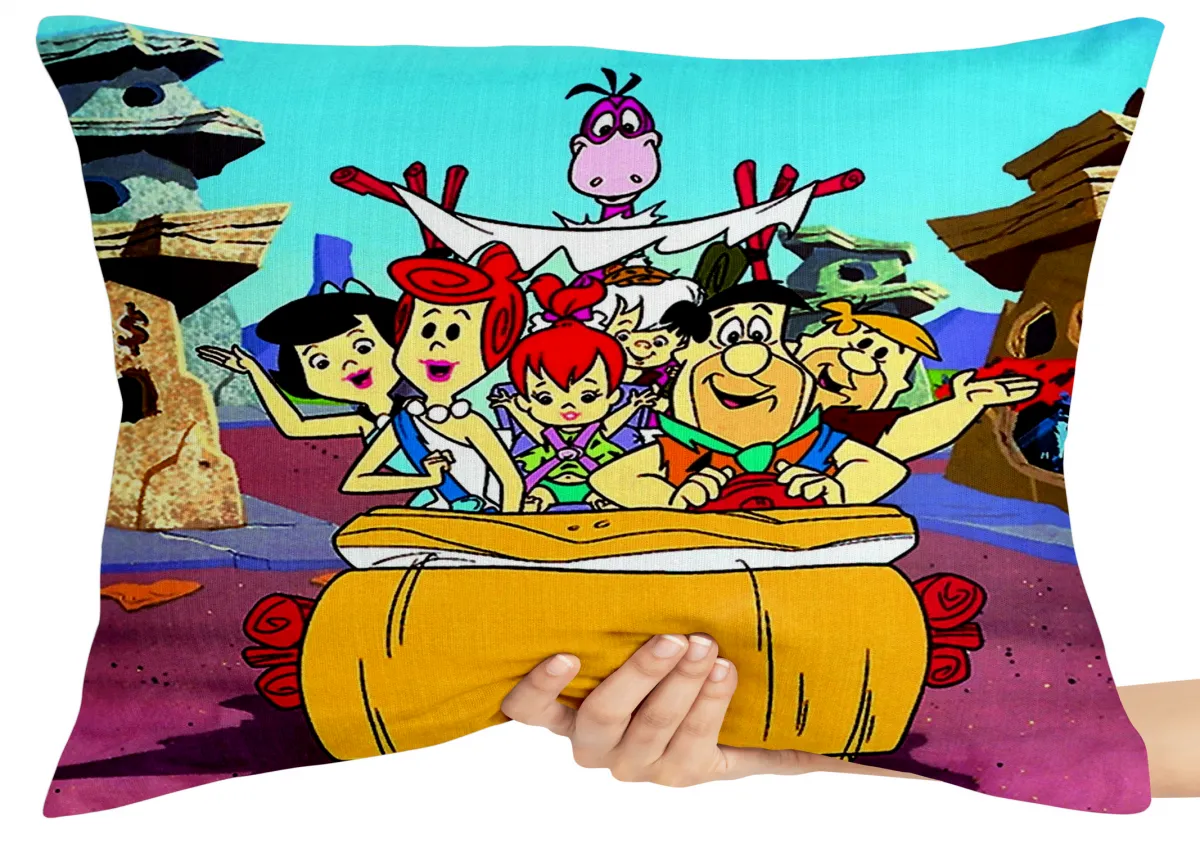 Capa de Almofada ou Travesseiro The Flinstones carro flintstones