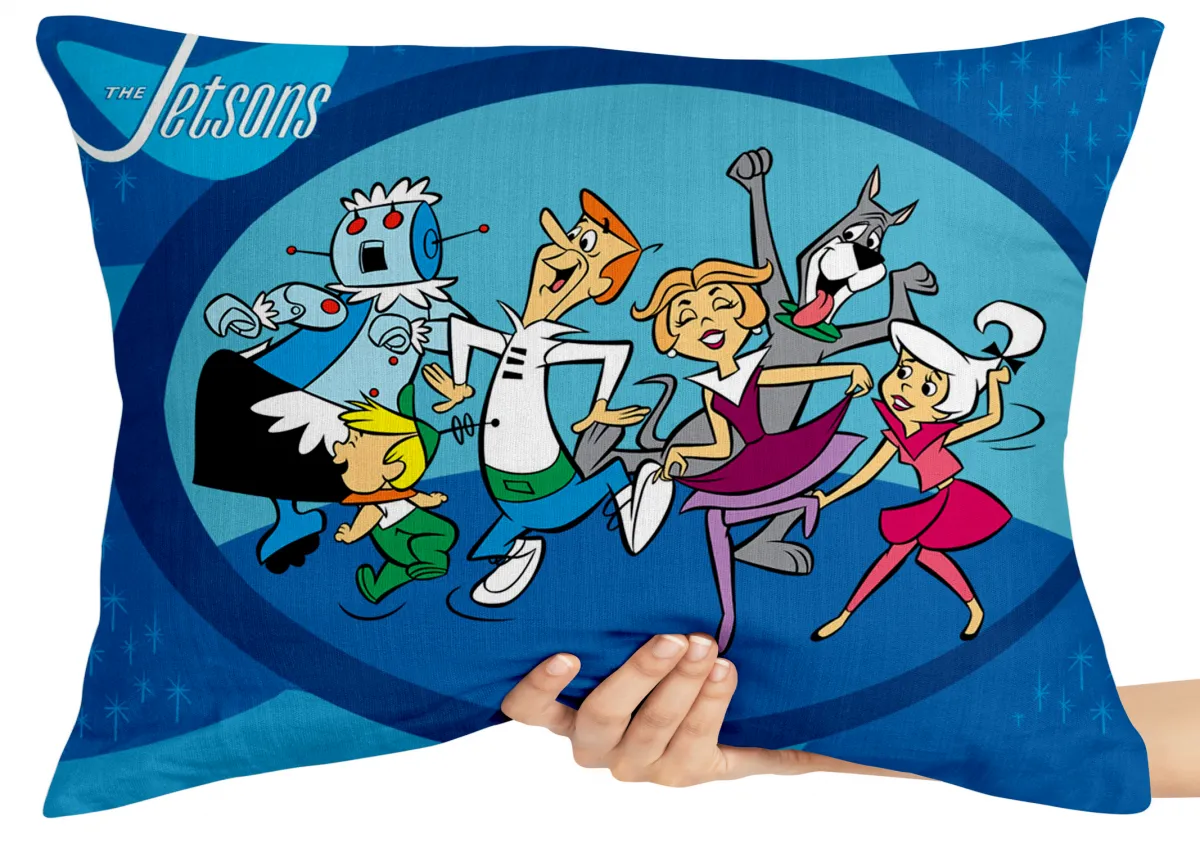  Capa de Almofada ou Travesseiro The Jetsons dançando Imagem