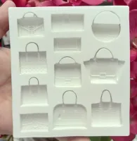 Molde de Silicone Bolsinhas de Luxo