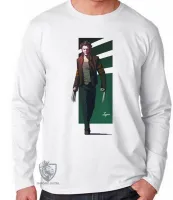 Camiseta manga longa Infantil ou Adulto Logan Wolverine desenho - Foto 3
