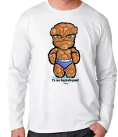 Camiseta manga longa Infantil ou Adulto Coisa 4 quarteto fantastico - Foto 3