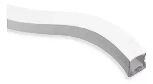 Perfil Flex Silicone Sobrepor Flexivel 100x30mm - mangueira para fita de led  - o metro Imagem