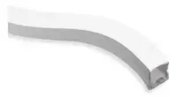 Perfil Flex Silicone Sobrepor Flexivel 100x30mm - mangueira para fita de led  - o metro