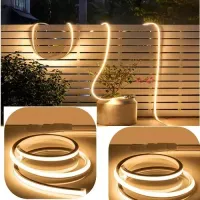 Perfil Flex Embutir Flexivel 100x25mm - mangueira para fita de led  - o metro - Foto 13