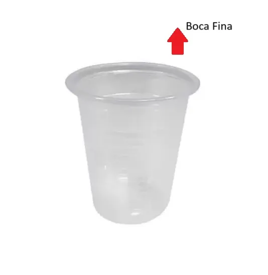 Copo Plástico 80ml Cristal Para Café (Boca Fina) Copozan C/2500