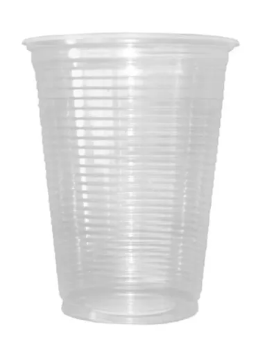 Copo Plástico 180ml PP Branco/Cristal Copozan C2500