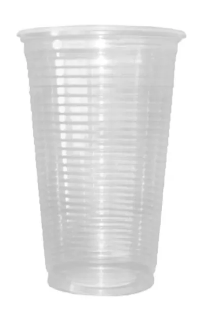 Copo Plástico 500ml PP  Branco/Cristal Copozan C/1000