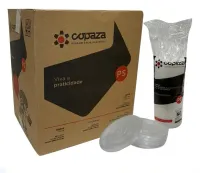 Tampa Sem Furo Para Copo Plástico 770ml Copaza C/1000 - Foto 3