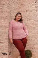 Blusa tricot plus GM 786 Tam G 