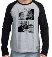 Camiseta manga longa Infantil ou Adulto Tony stark homem ferro vs aranha spiderman - Foto 2